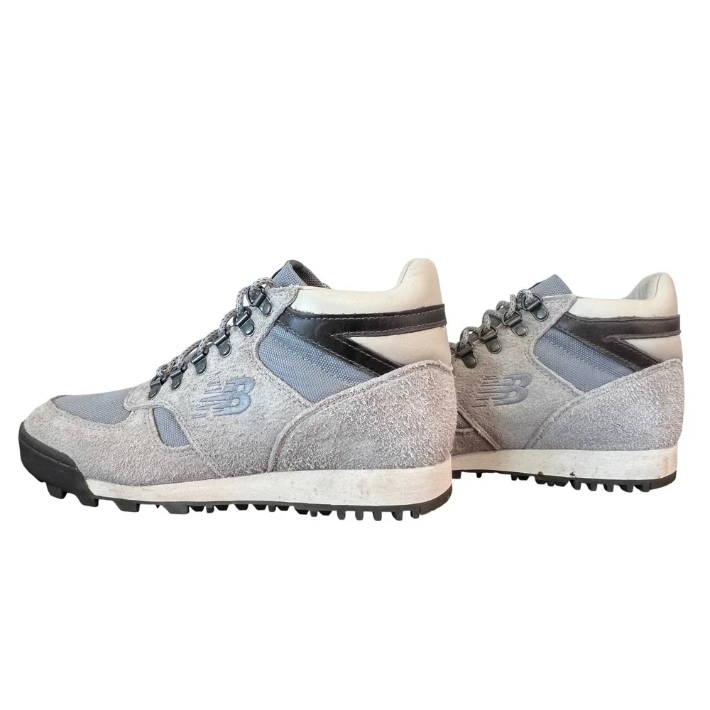 New Balance Rainier Hiking Boots Grey Suede Vibram Mens 9 URAINAD